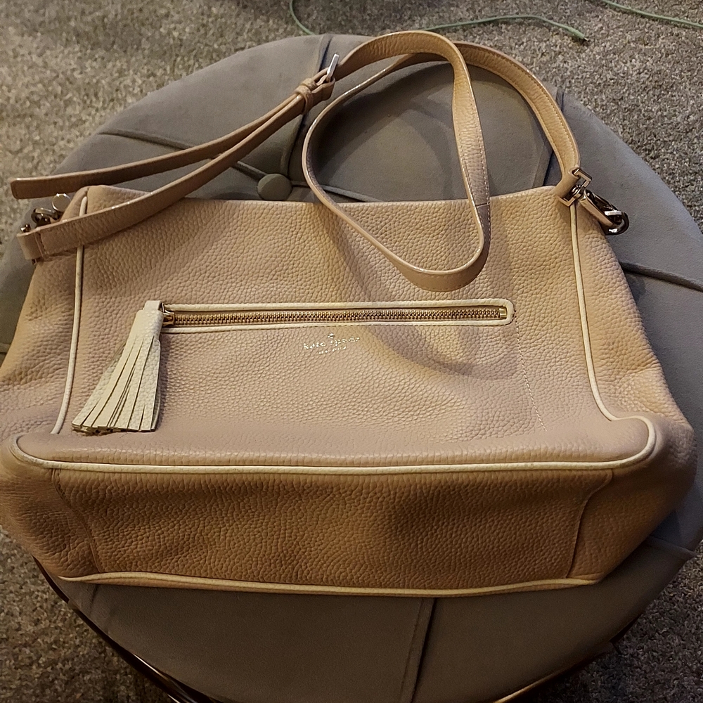 Kate Spade Tan Leather Shoulder Bag